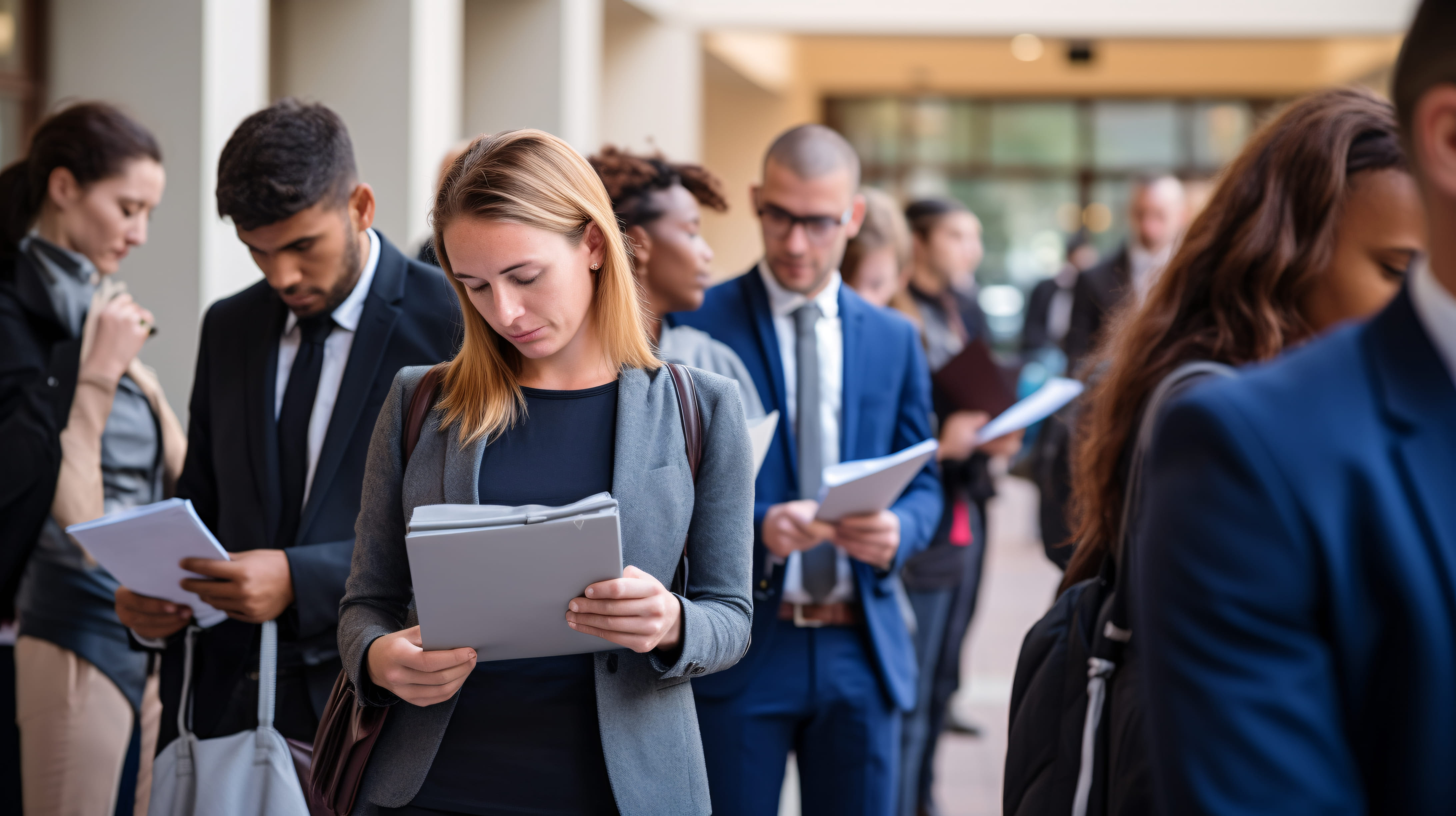 Professional lawyers in meeting